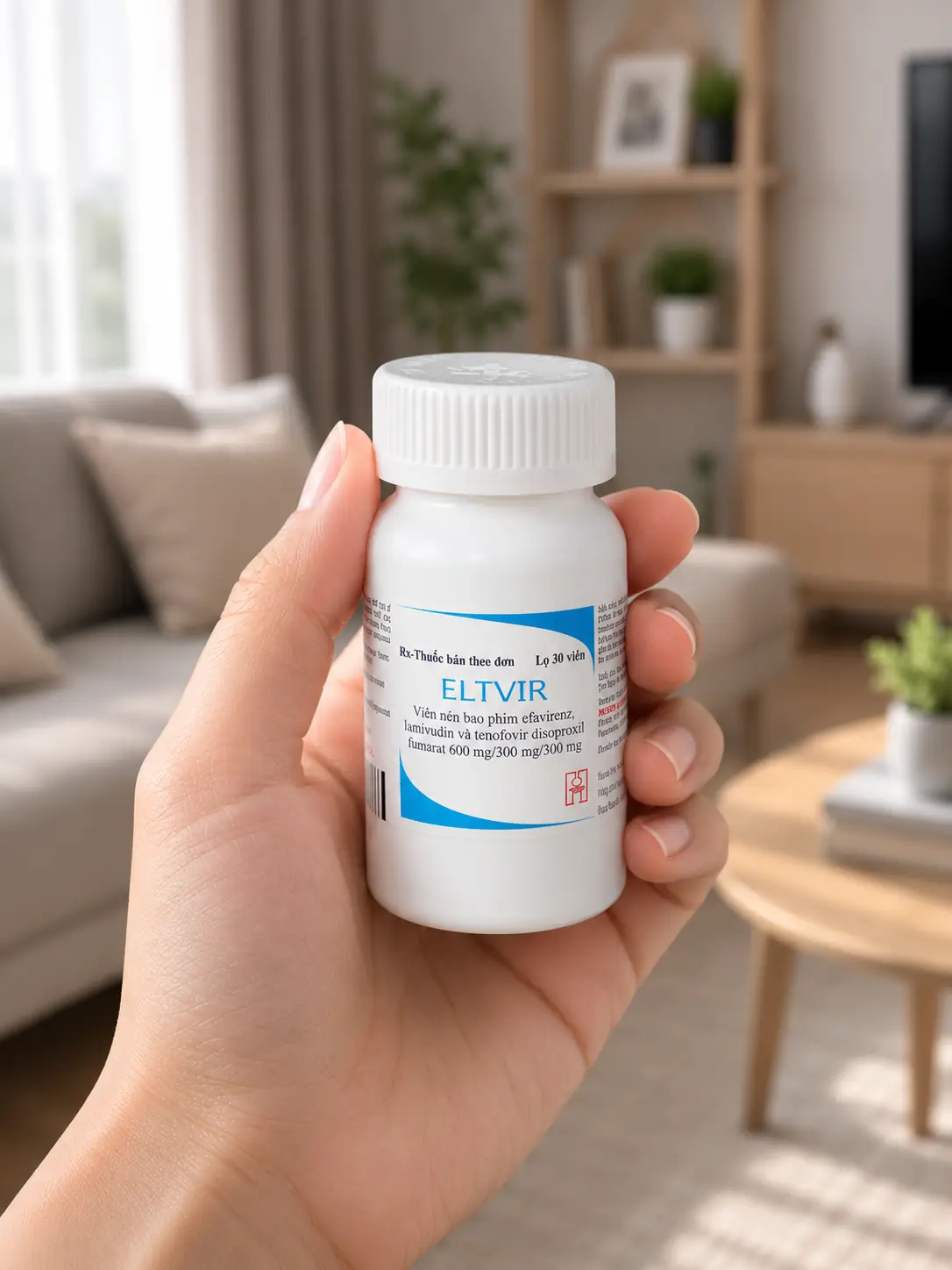 ELTVIR HIV treatment medication bottle